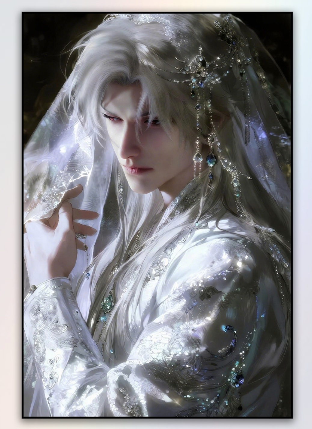 【恋与深空】DIY瓷晶画可来图定制摆台