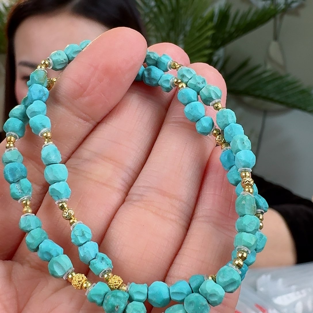 绿松石珠宝奇石未镶嵌