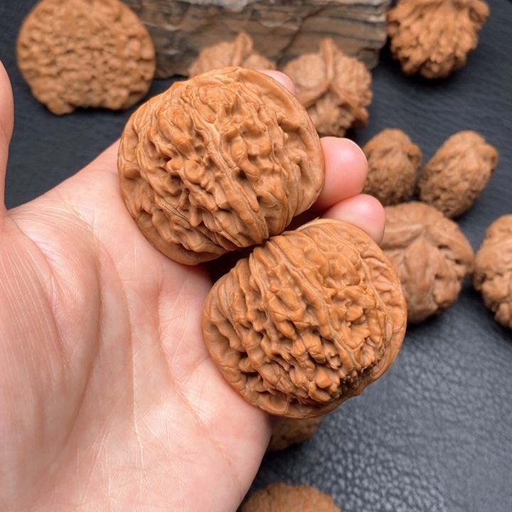 桃核把件尺寸44四座楼