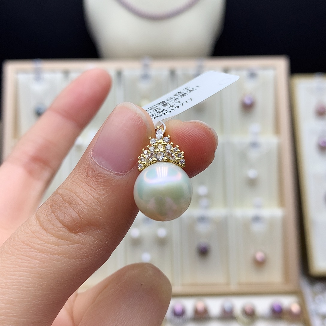 淡水珍珠合金吊坠(赠链)