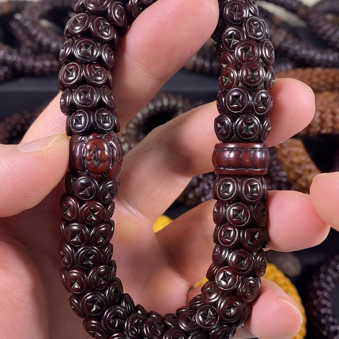 紫金鼠手串配饰钱币15