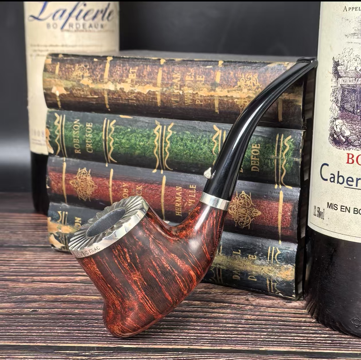 （多选）意大利鸭子十五子棋光面立标鸭头进口石楠木烟斗男士礼品