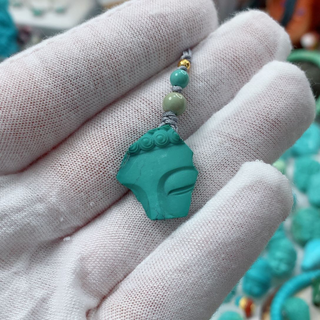 绿松石珠宝奇石未镶嵌