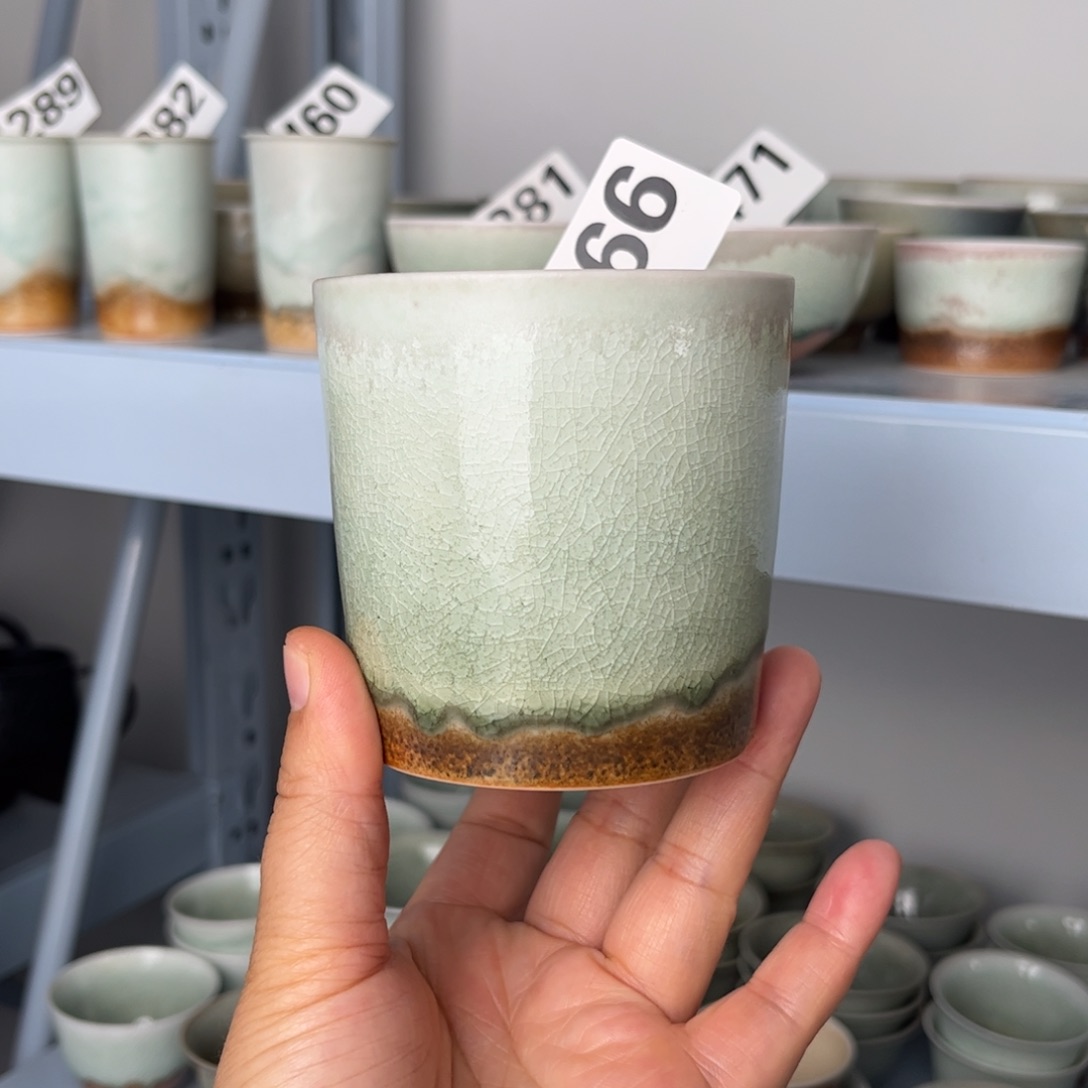 瓷杯子我们观山观水观自在