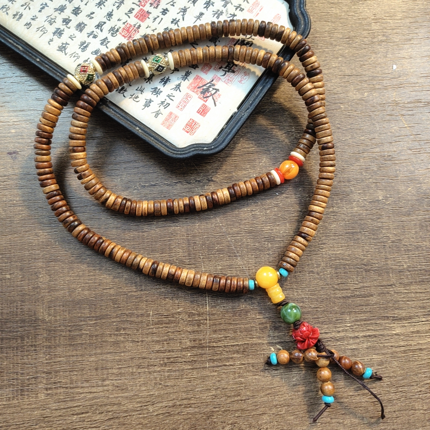 黄金檀药片3圈-无礼盒-@@YS961-1