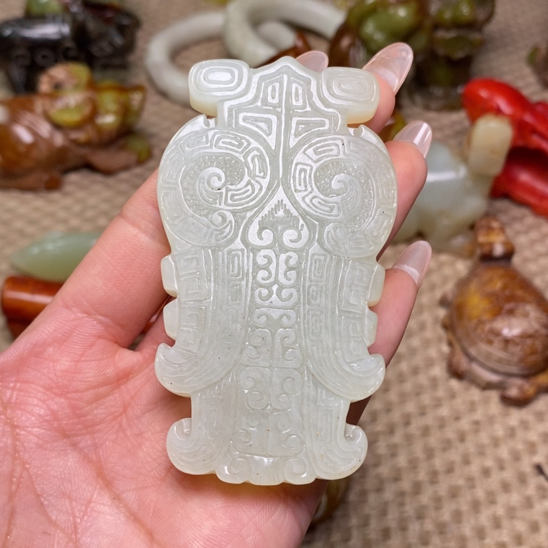 白玉菩提吊坠白玉菩提白玉菩提摆件