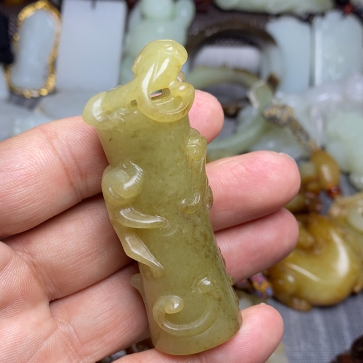 【闪购商品】和田玉（糖玉）颈饰未镶嵌