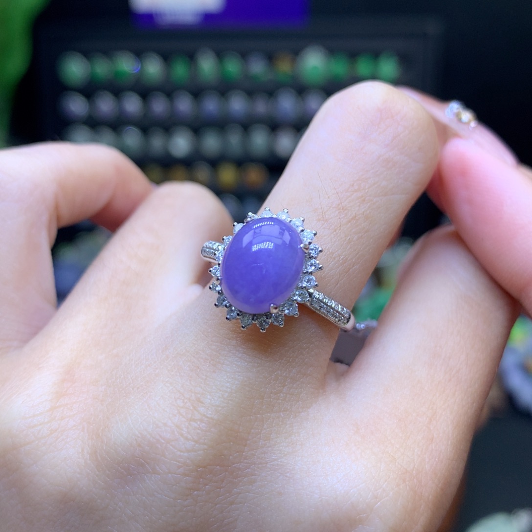 翡翠颈饰18K金镶嵌天然