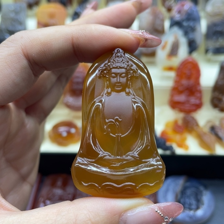 玛瑙/玉髓吊坠(赠链)未镶嵌d****4吊坠