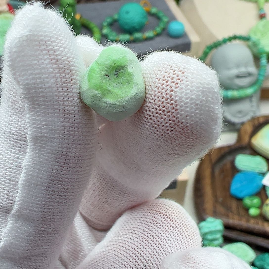 绿松石菜籽黄绿松石Z未镶嵌