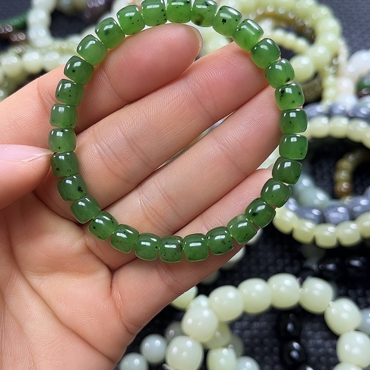 和田玉未镶嵌手链