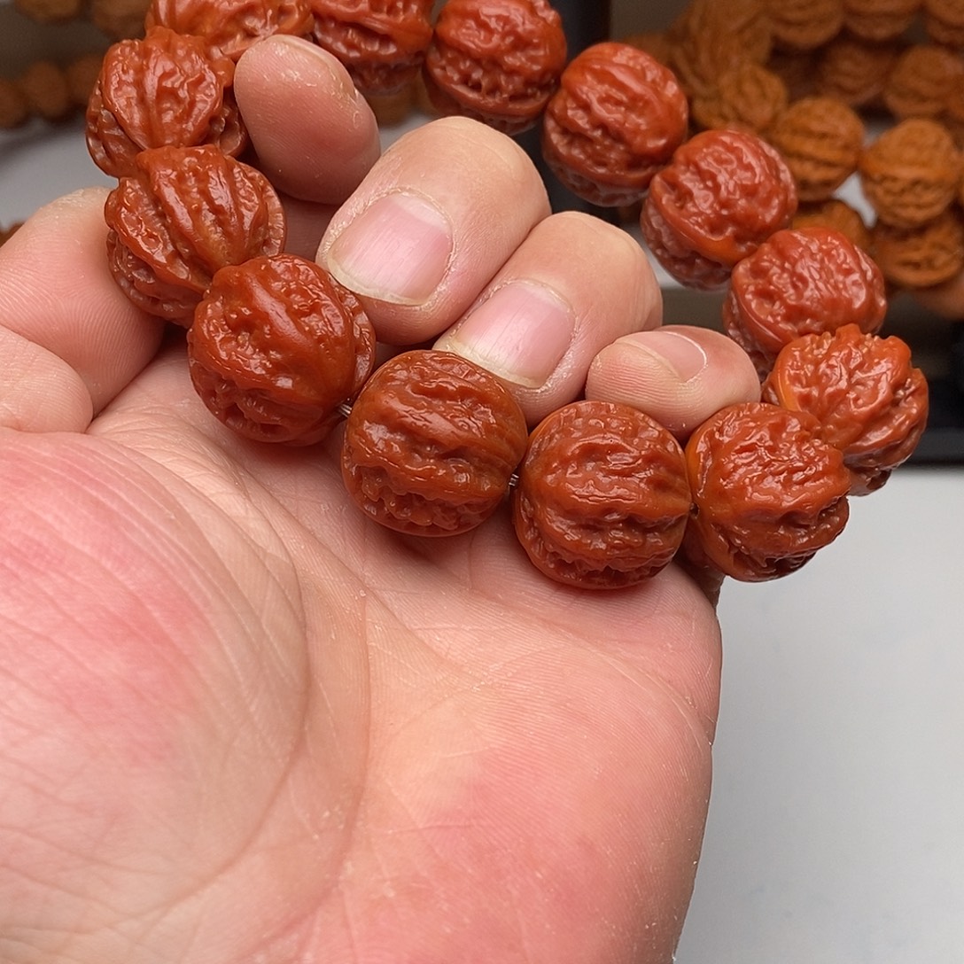 手串文玩核桃文玩核桃2.1粗筋京八棱