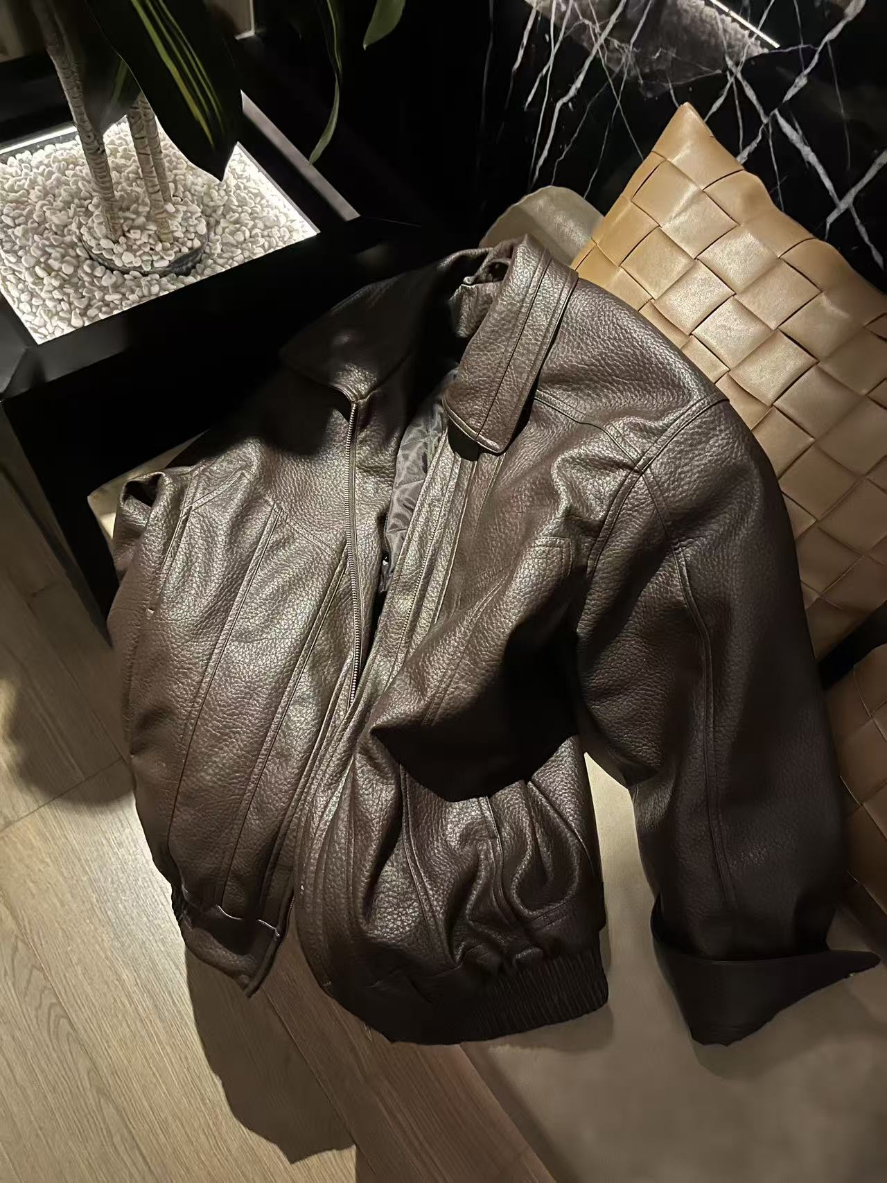 JOJOTREE复古皮衣外套1579