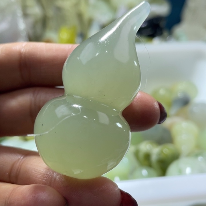 岫玉未镶嵌手把手把