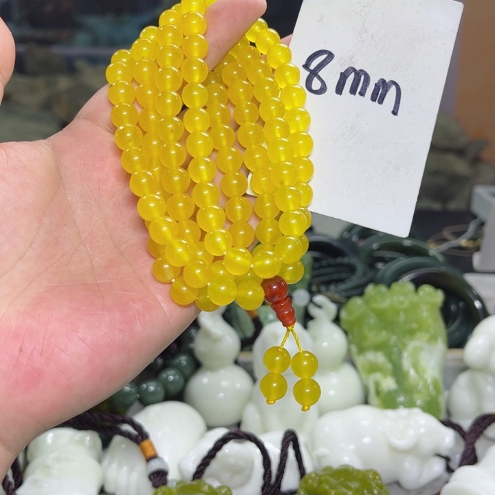 蛇纹石玉颈饰多样性发货未镶嵌