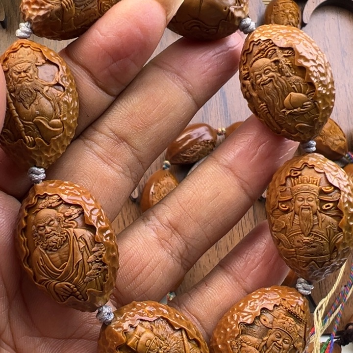 橄榄核手串/手链福禄寿禧财