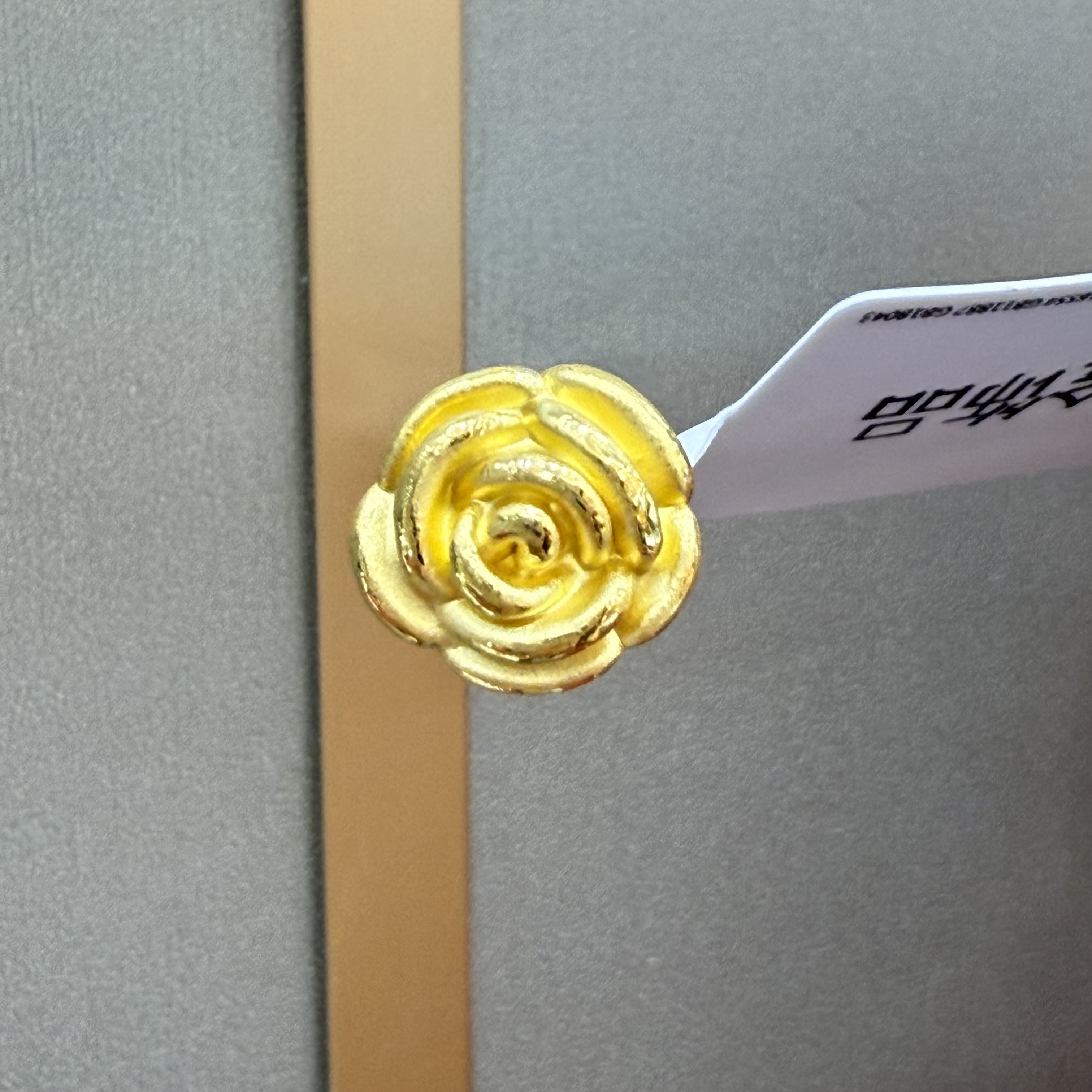 【大魔王专享】足金999  玫瑰花  ZP 0.66  纳金添喜