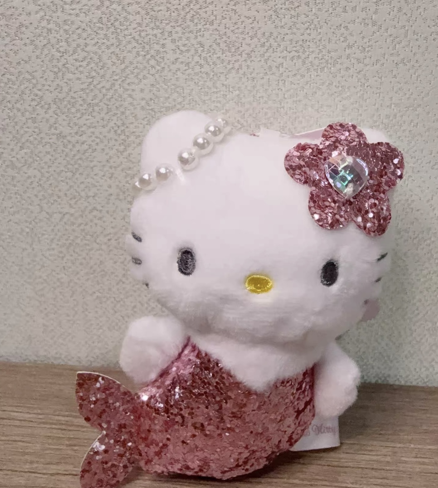 粉色美人鱼KT玩偶挂件