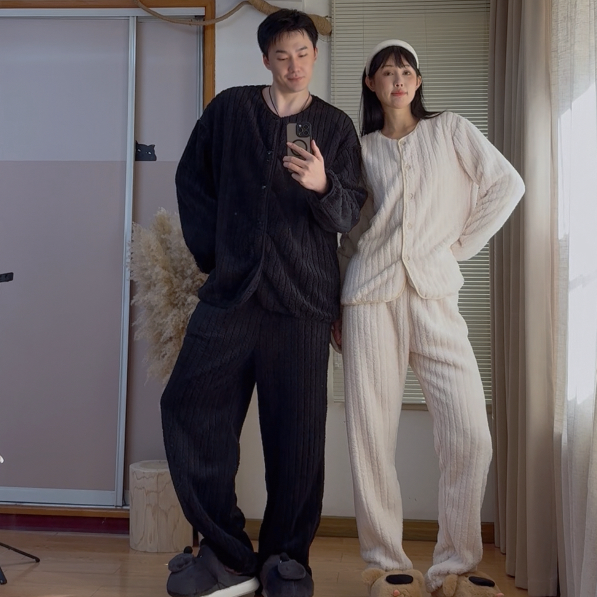 高个子情侣家居服