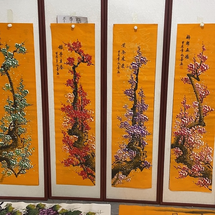 三个张画廊直播间！不带框