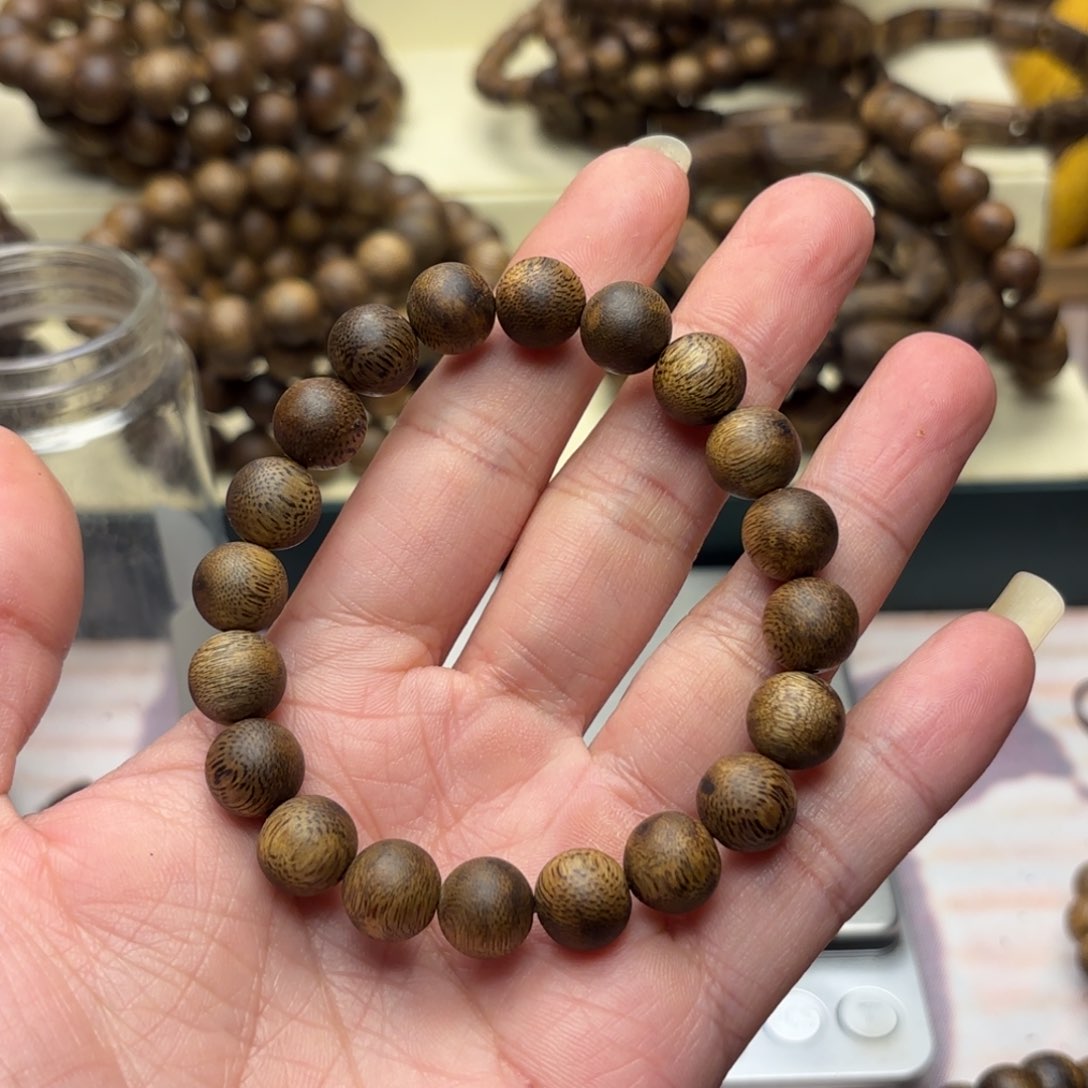 沉香手串卡10单圈8克多样性发一