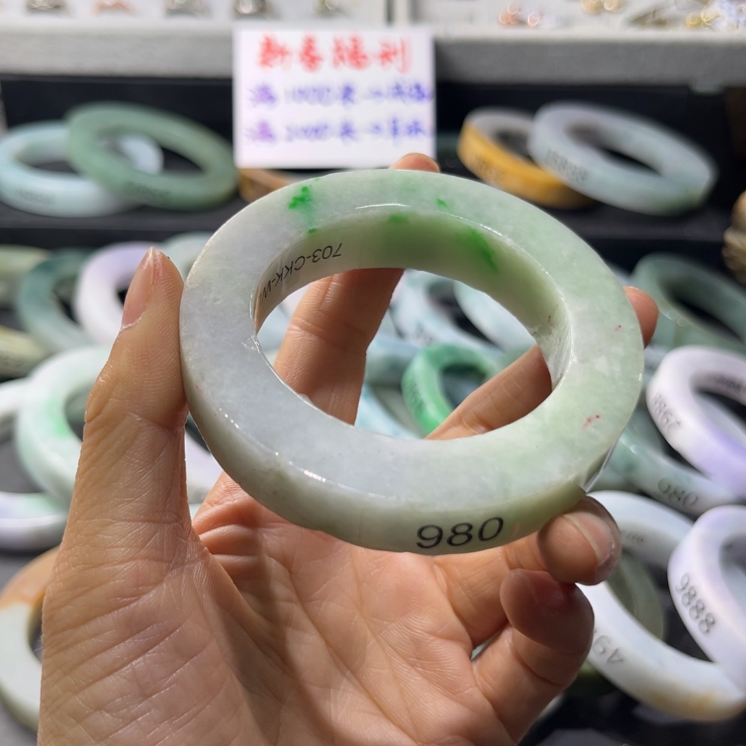 定制翡翠1未镶嵌翡翠手镯项链戒指