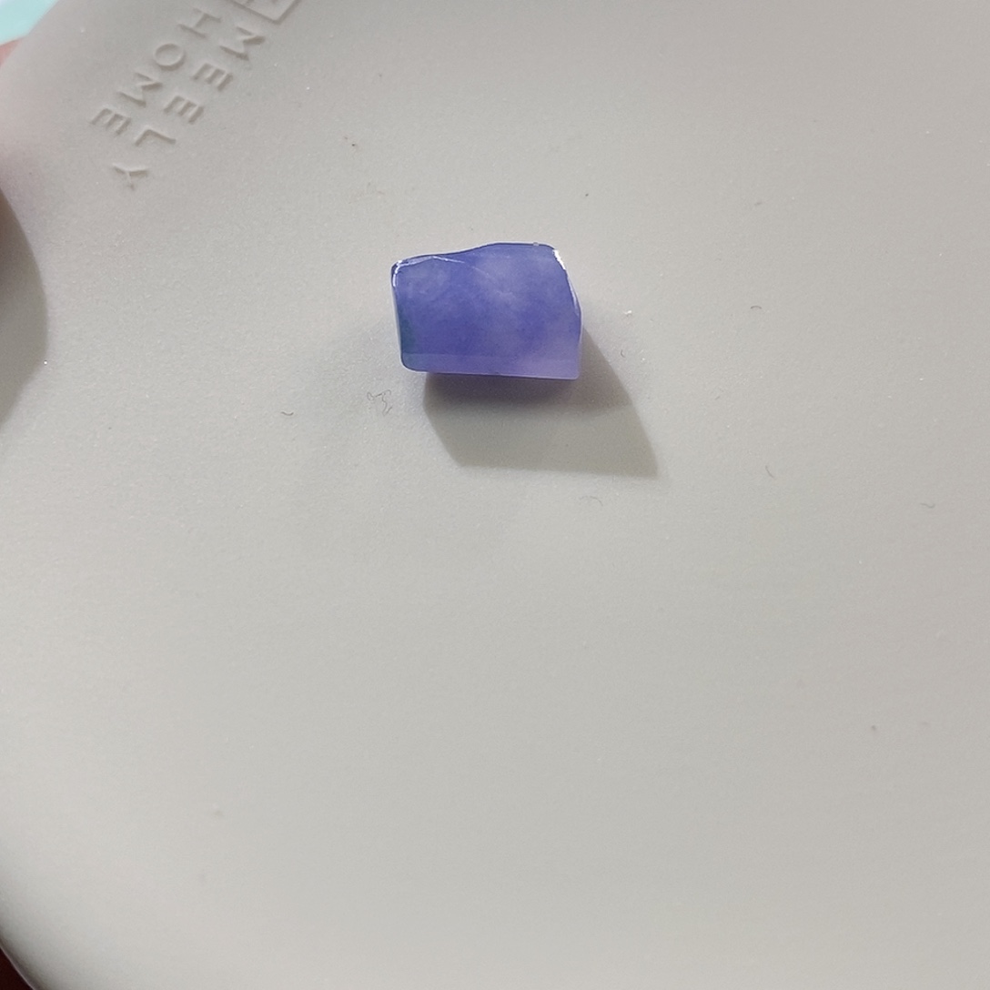 翡翠裸石高冰绝绝紫