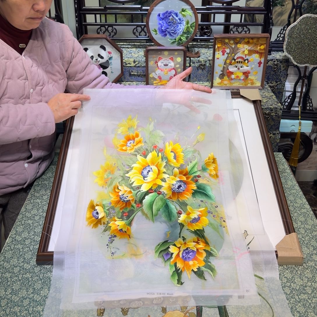 刺绣手工苏绣工艺