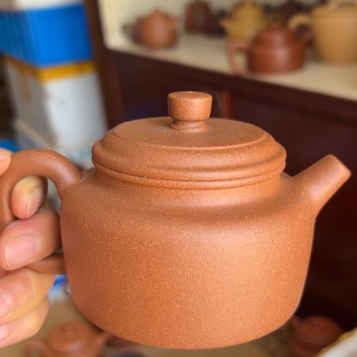 茶壶紫砂五彩德中230cc