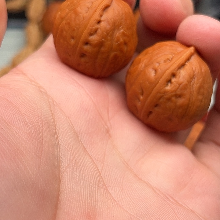 大***见文玩核桃把件菩提