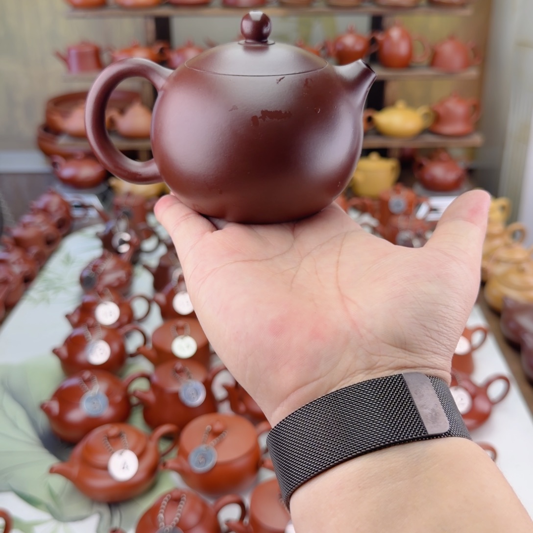 马***肉紫砂茶壶大号紫泥内嵌西施壶