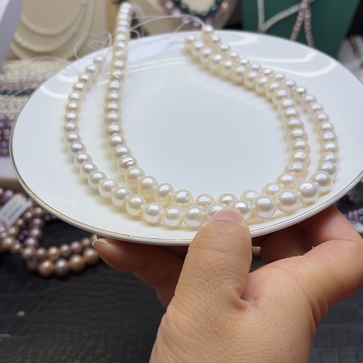 合金耳饰淡水珍珠