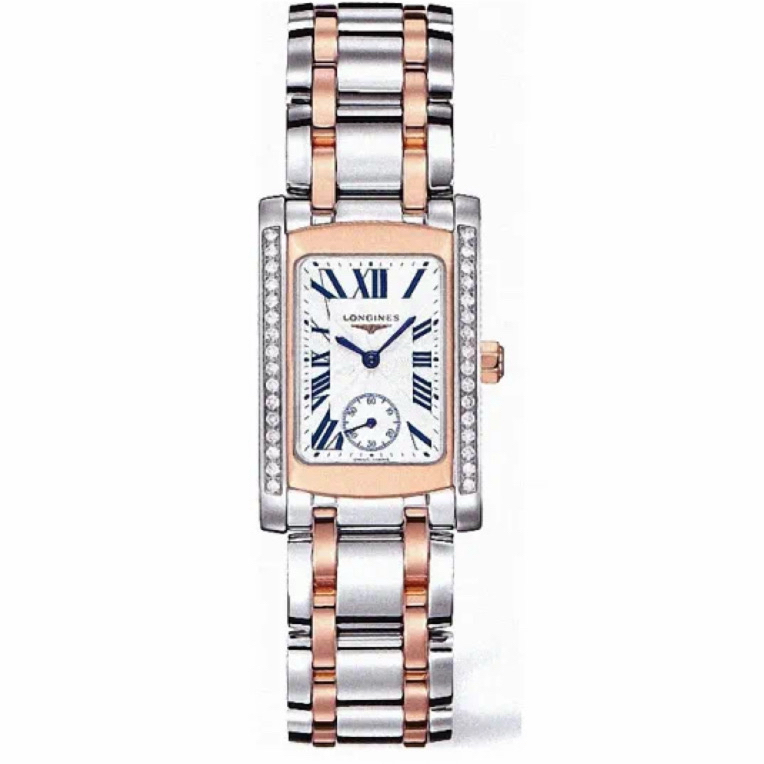 99新 Longines/浪琴 戴卓维纳155/19.8×24.5/石英/18k金