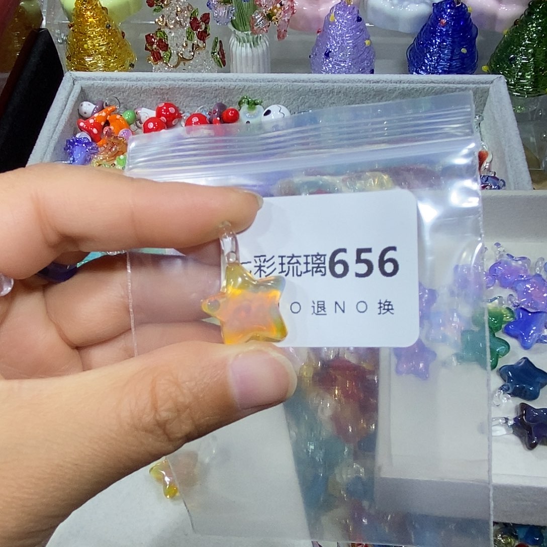 清****颈饰玻璃656星星一个