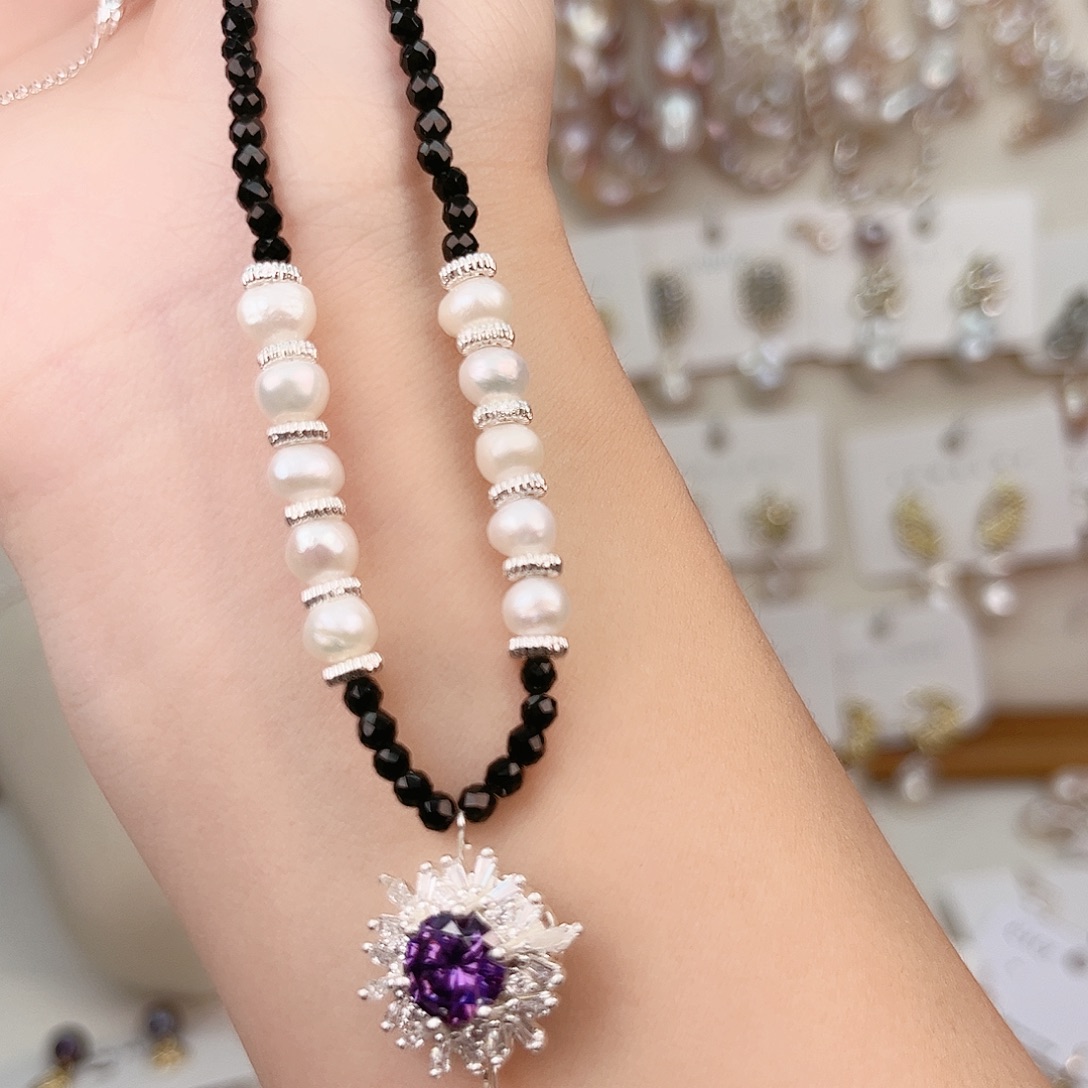 淡水珍珠未镶嵌颈饰