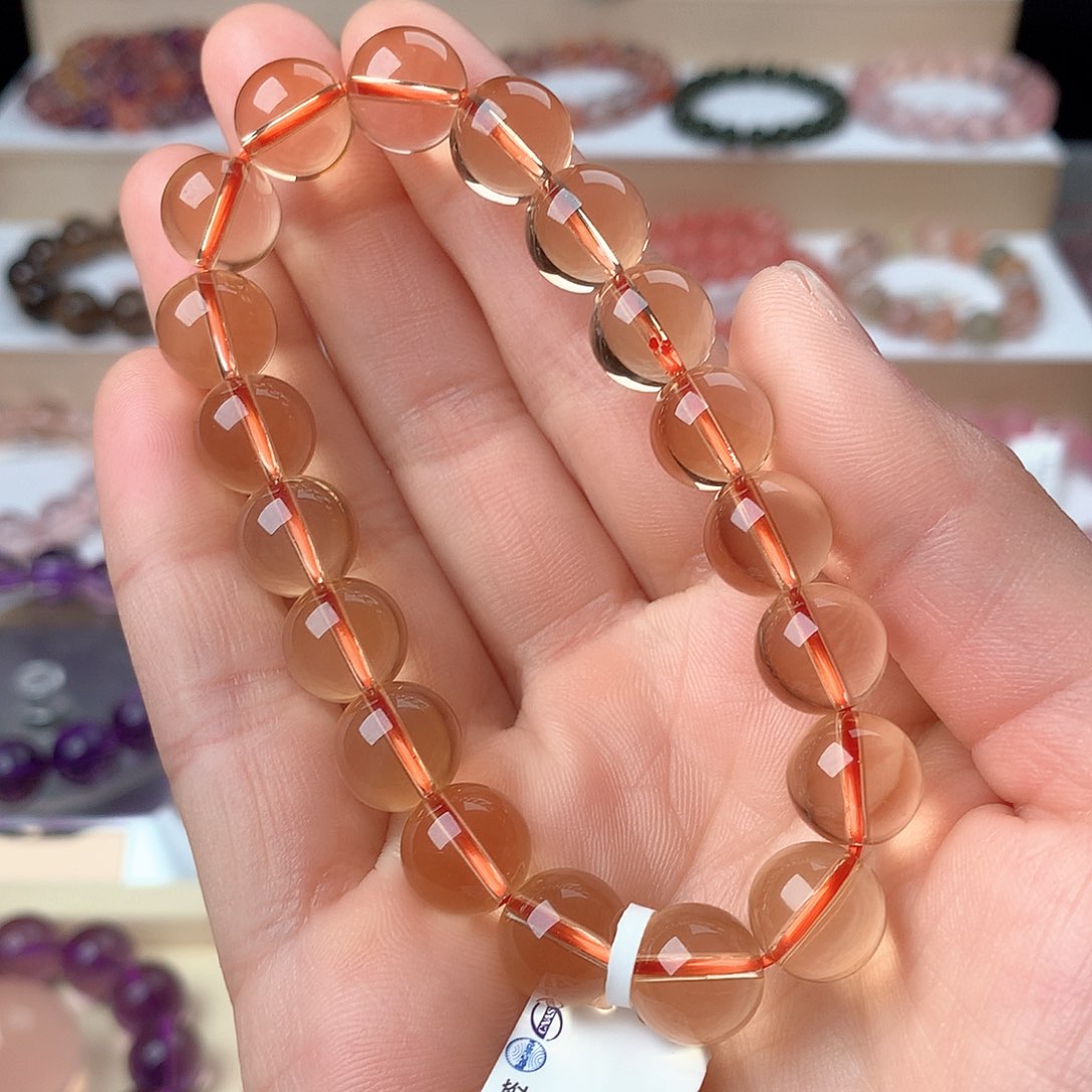 水晶手串未镶嵌黄水晶