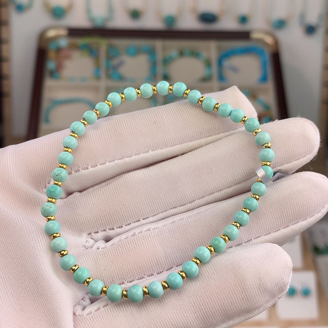 绿松石未镶嵌手链