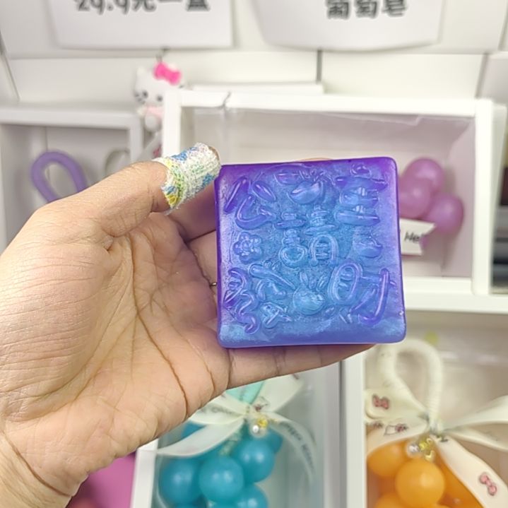 公主请发财手工皂