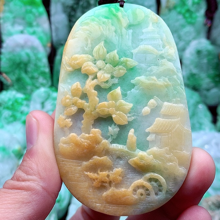 翡翠吊坠(不含链)未镶嵌