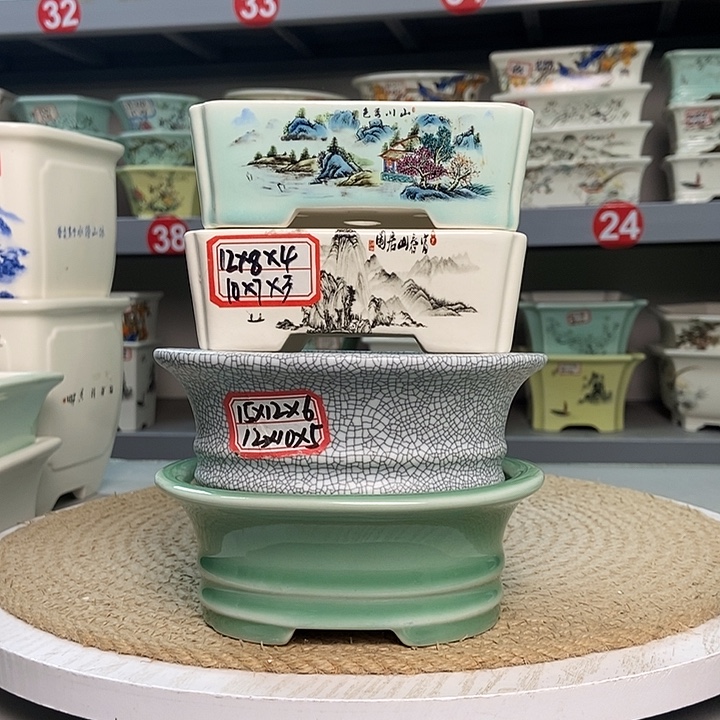 紫砂宜兴紫砂花盆