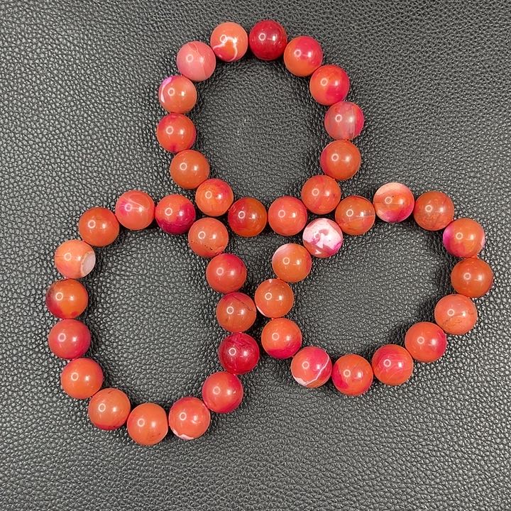 手饰玛瑙未镶嵌T15藏红花老玛瑙发其一