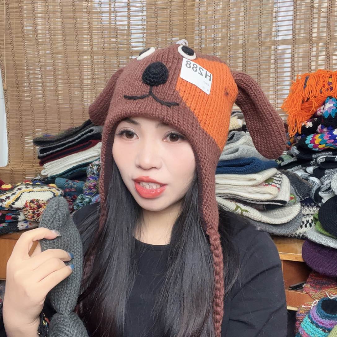 羊毛手工羊毛帽子288