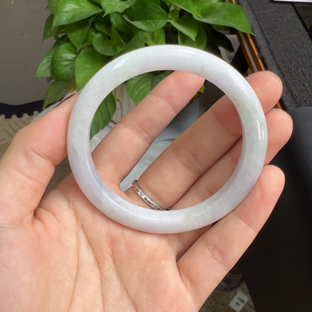 翡翠未镶嵌手镯8号54.3正