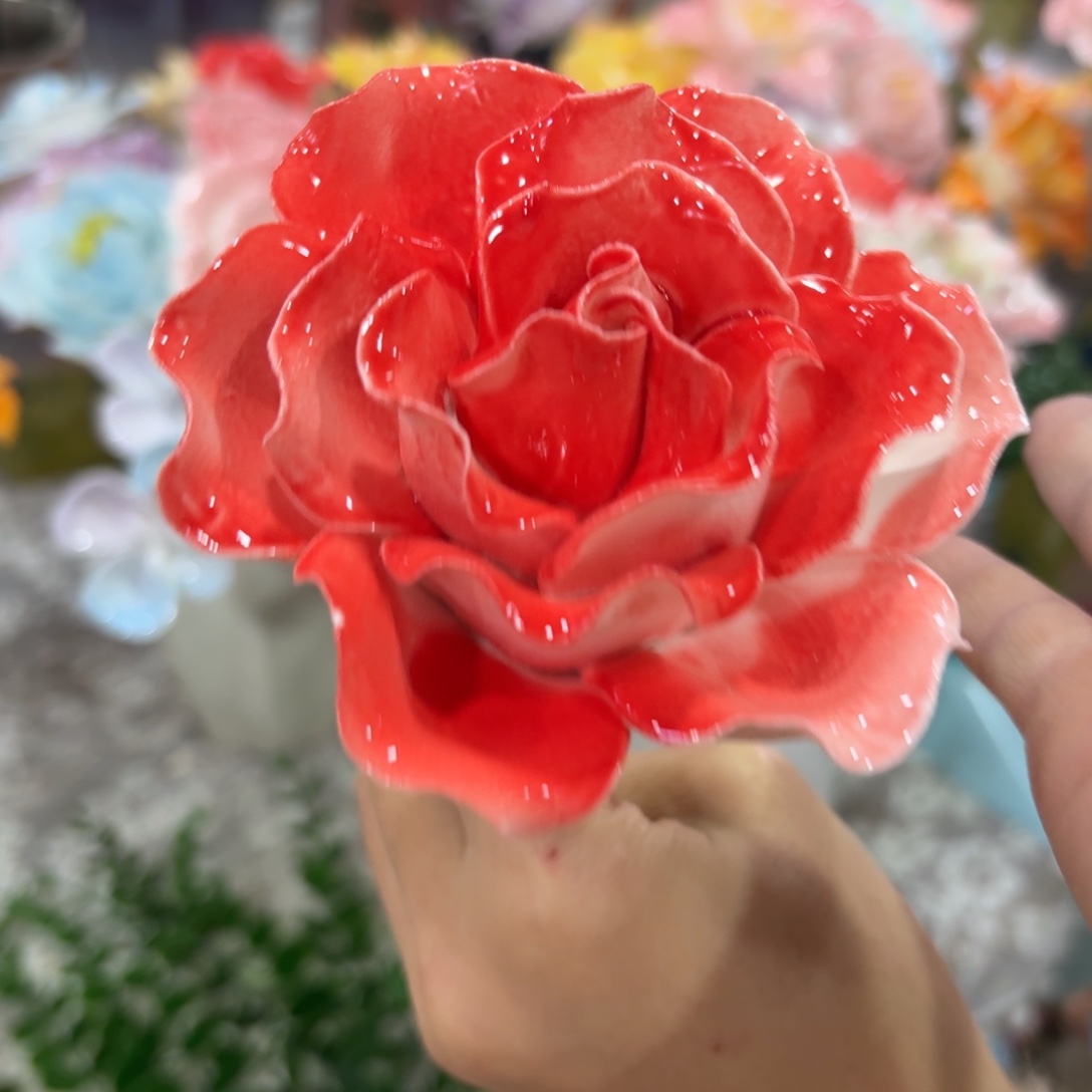 陶瓷花拍满20元发货，爱退款拉黑