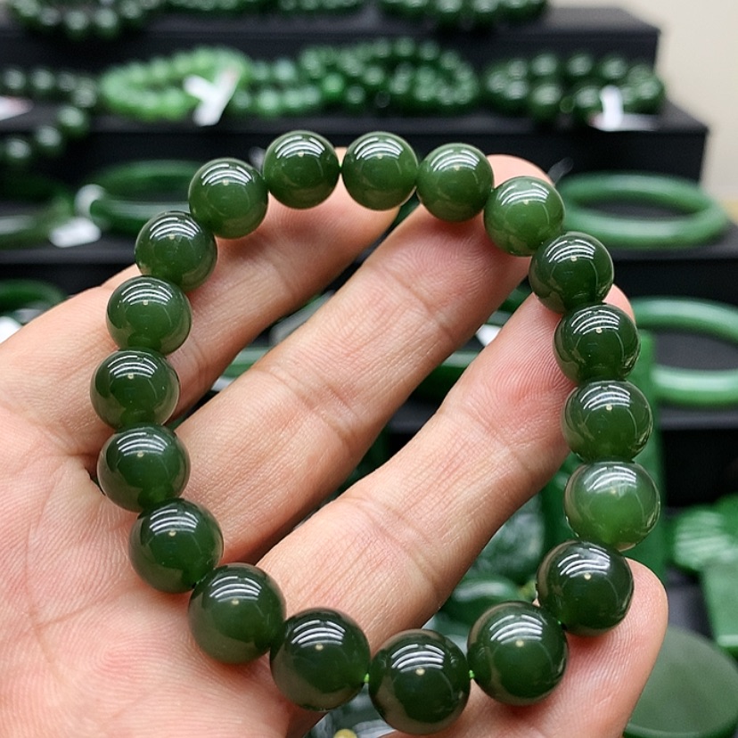 【闪购商品】和田玉（碧玉）手链未镶嵌