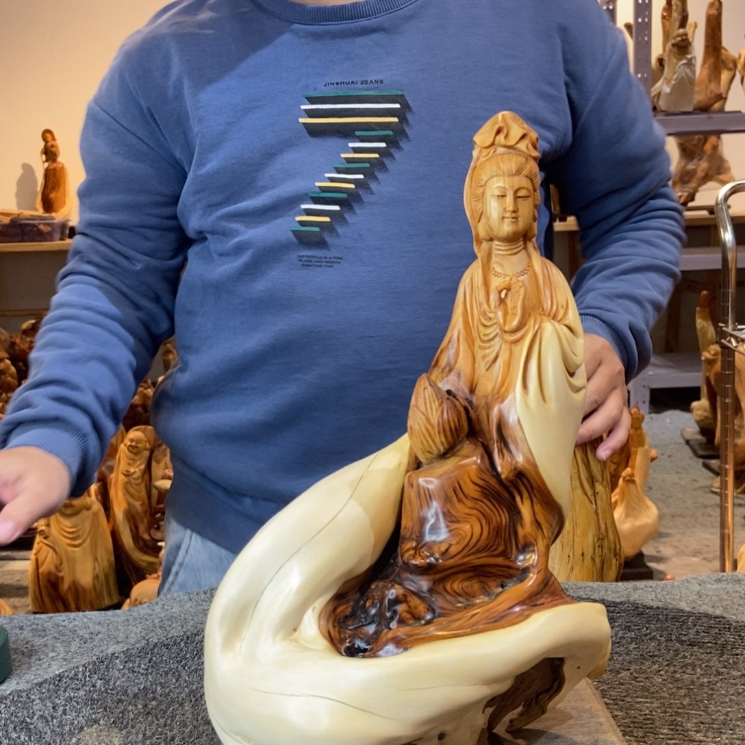 柏木（崖柏）太行崖柏根雕摆件