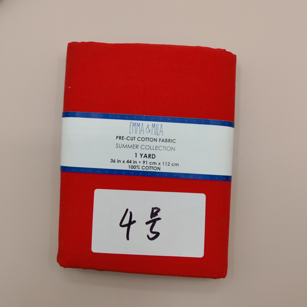 出口代工尾单之码布-1码装素色拼布专用颜色随机