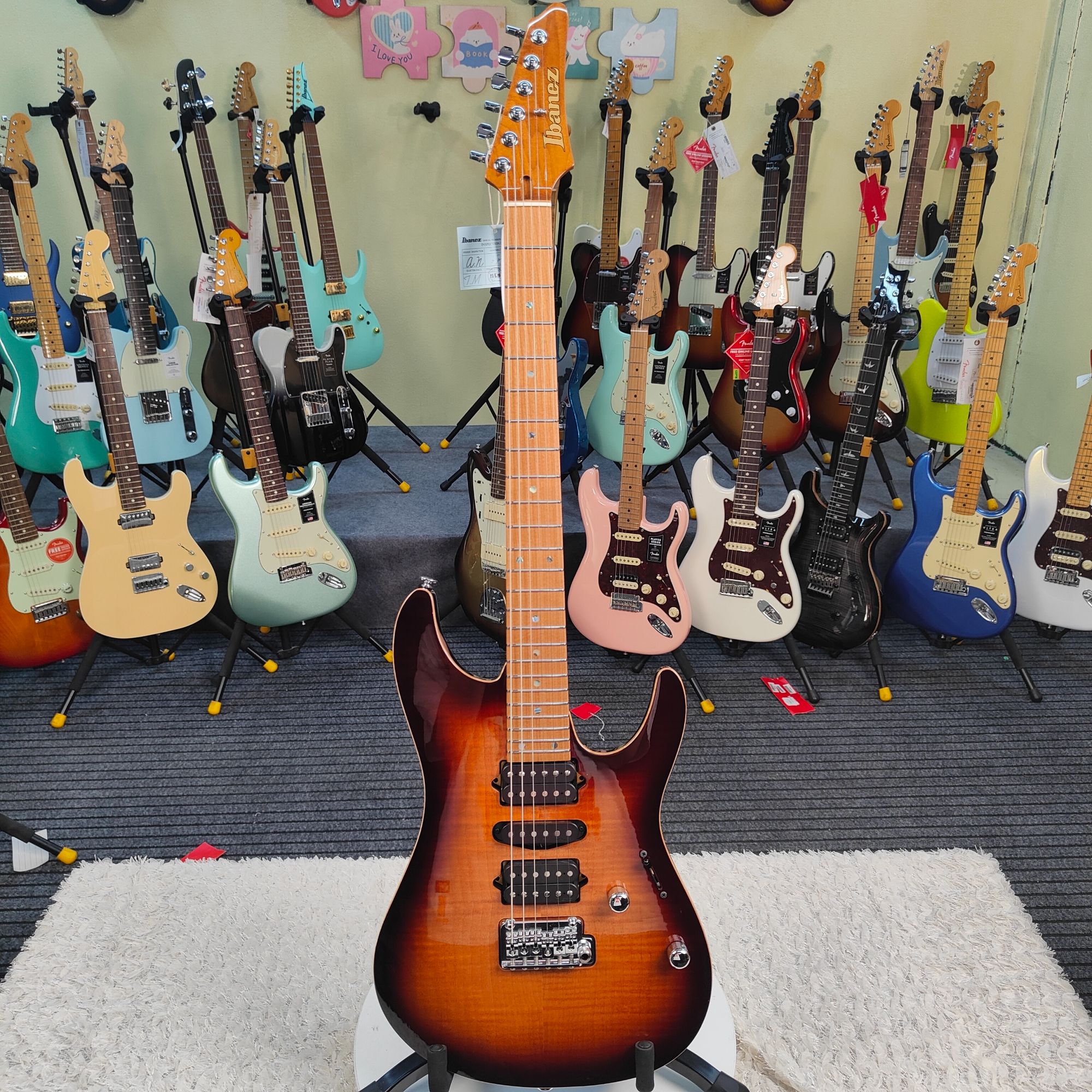 特价微瑕Ibanez依斑娜AZ2407F-BSR 2023新款 电吉他