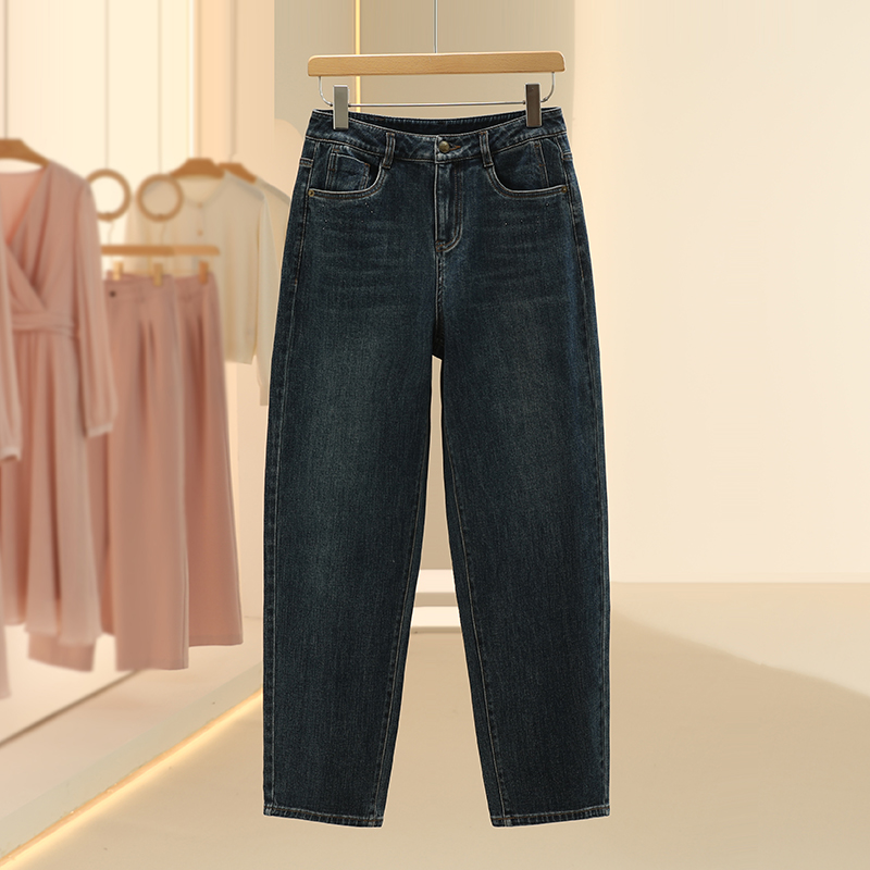 【佐】奈●复古百搭个性显瘦牛仔裤子2025春撤柜七号铺女装