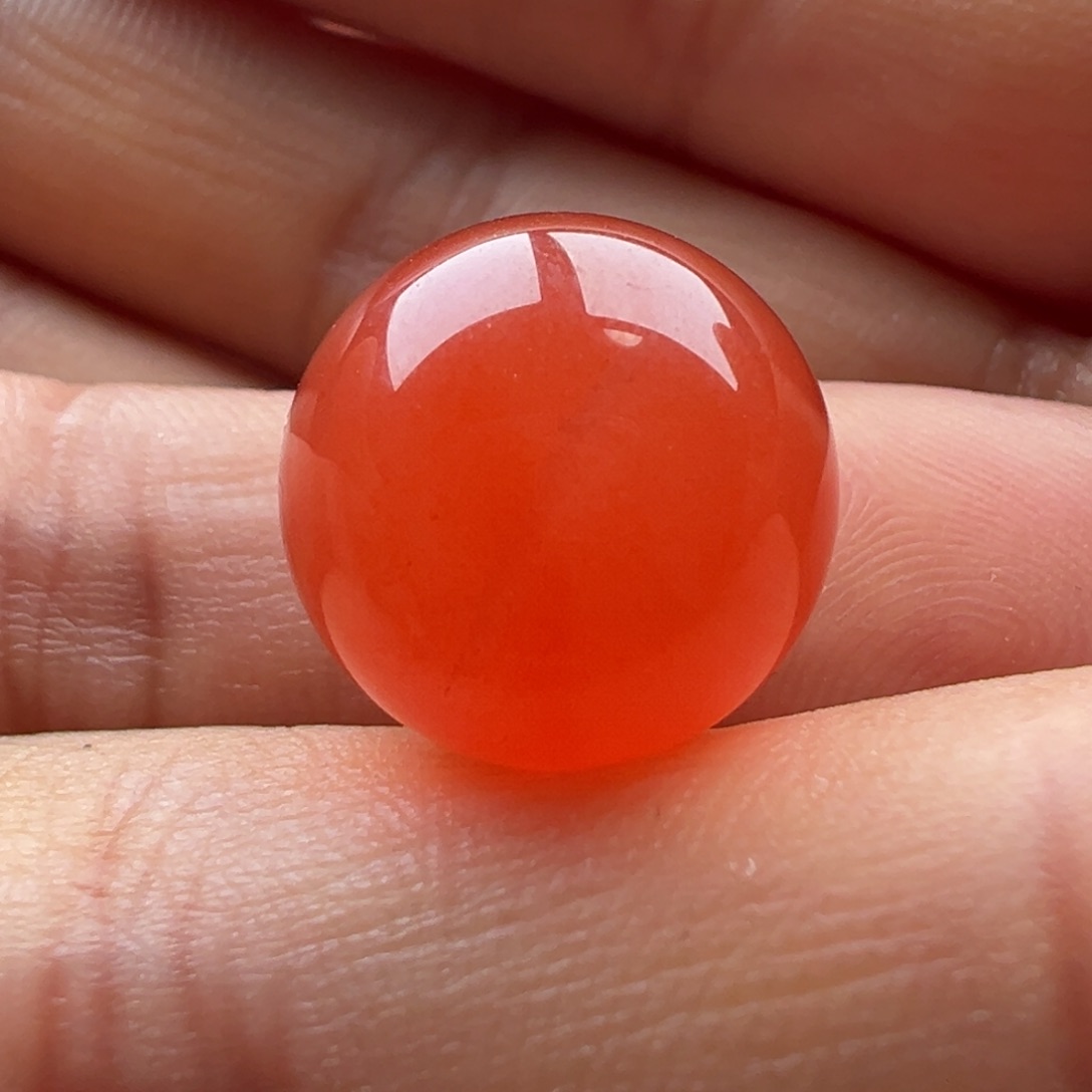 南红玛瑙圆珠14.7未镶嵌
